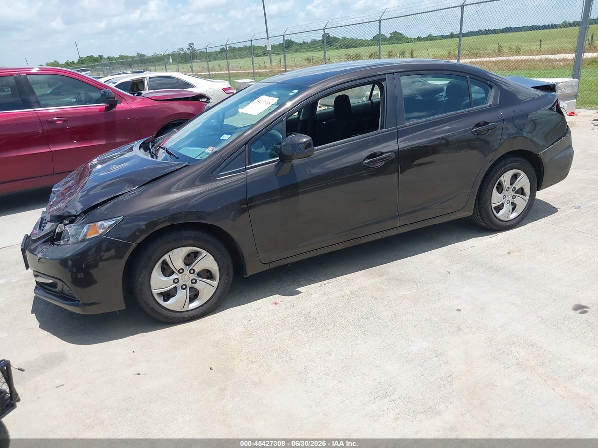 2013 HONDA CIVIC LX — снимка 2