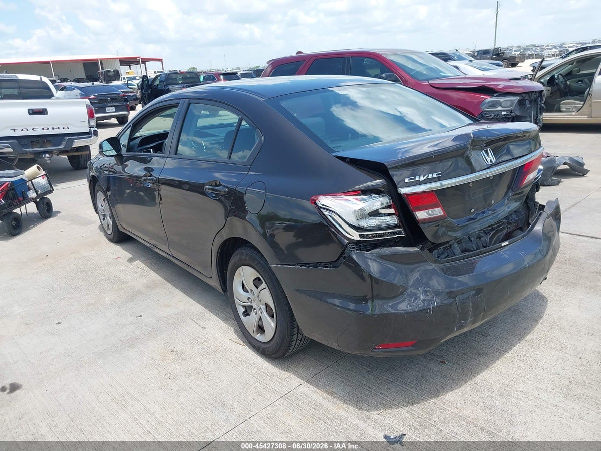 2013 HONDA CIVIC LX — снимка 3