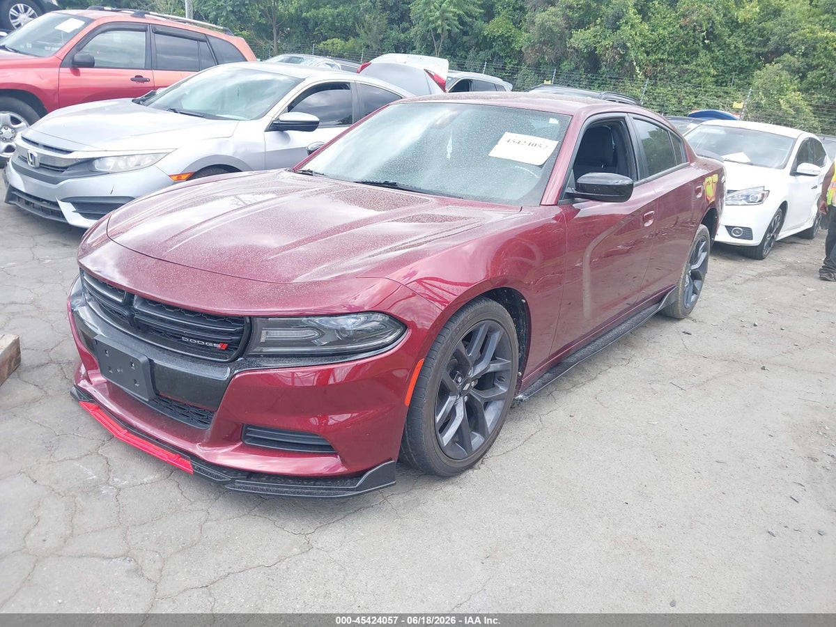 2019 DODGE CHARGER SXT RWD — снимка 2