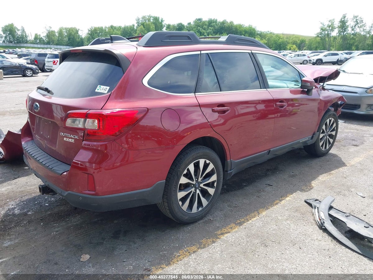 2017 SUBARU OUTBACK 2.5I LIMITED — снимка 4