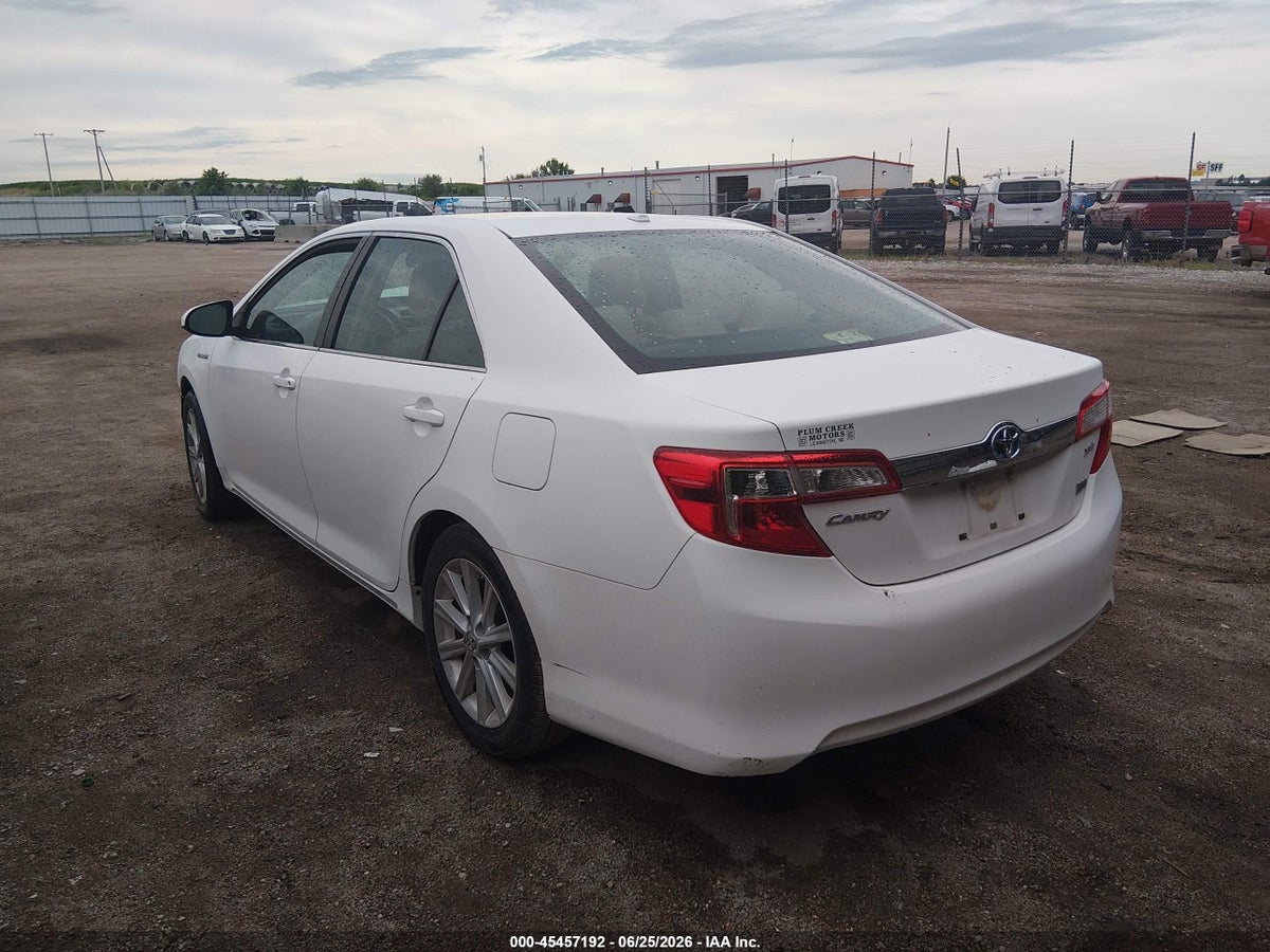 2012 TOYOTA CAMRY HYBRID XLE — снимка 3