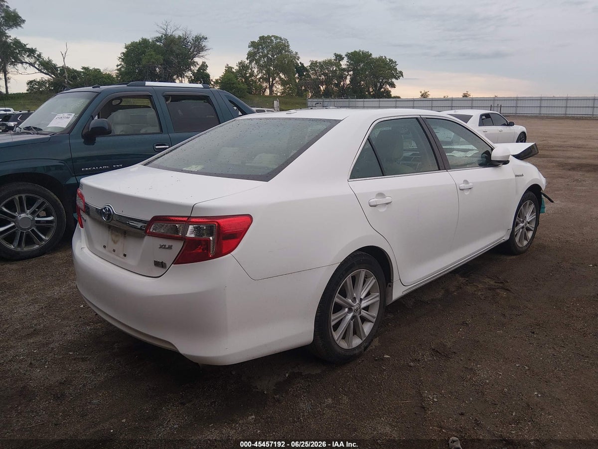 2012 TOYOTA CAMRY HYBRID XLE — снимка 4