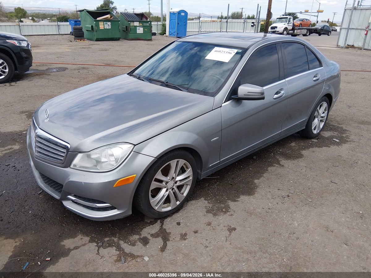 2012 MERCEDES-BENZ C 250 LUXURY — снимка 2