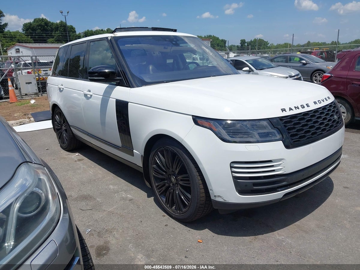 2019 LAND ROVER RANGE ROVER 3.0L V6 SUPERCHARGED HSE