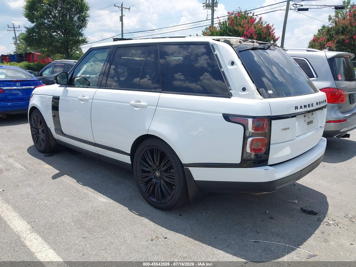 2019 LAND ROVER RANGE ROVER 3.0L V6 SUPERCHARGED HSE — снимка 3