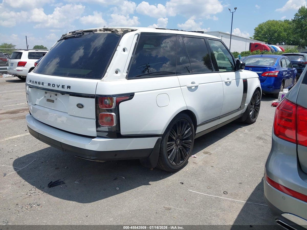 2019 LAND ROVER RANGE ROVER 3.0L V6 SUPERCHARGED HSE — снимка 4