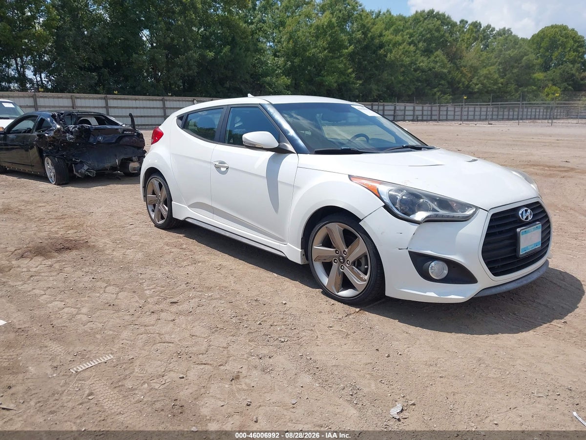 2014 HYUNDAI VELOSTER TURBO W/BLUE