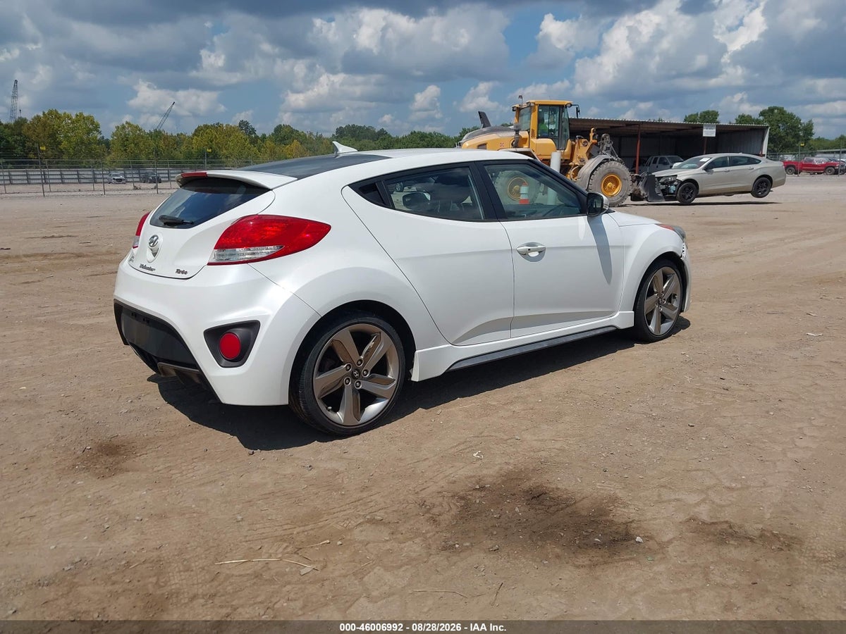 2014 HYUNDAI VELOSTER TURBO W/BLUE — снимка 4