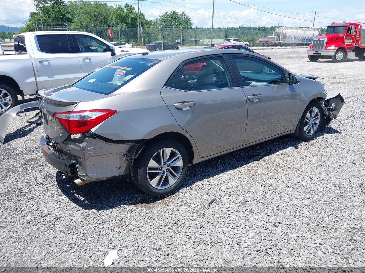2015 TOYOTA COROLLA LE ECO PLUS — снимка 4
