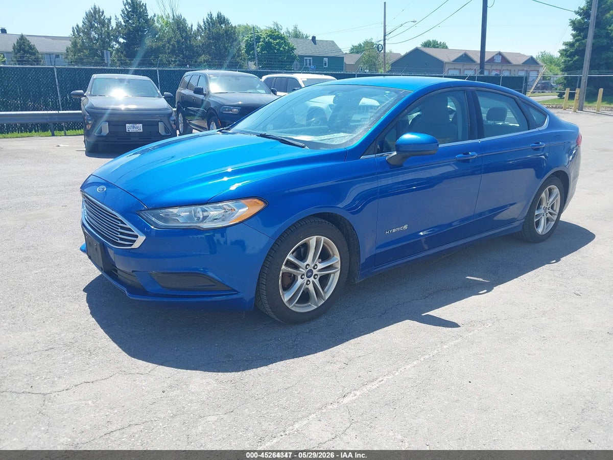 2018 FORD FUSION HYBRID S — снимка 2
