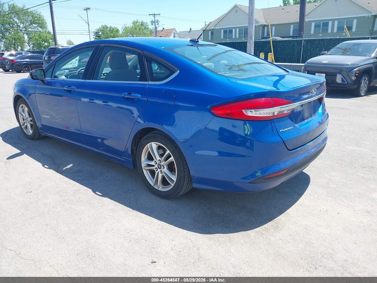 2018 FORD FUSION HYBRID S — снимка 3
