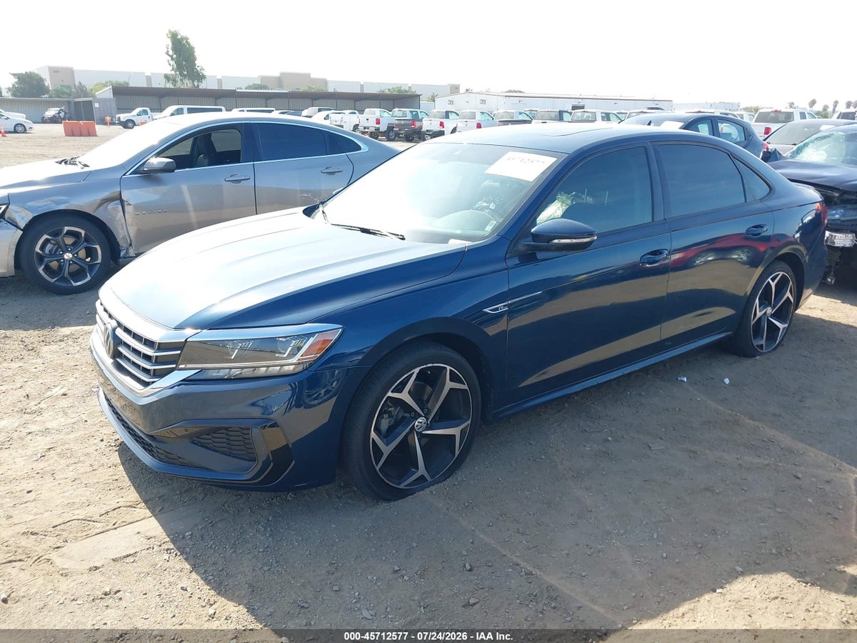 2020 VOLKSWAGEN PASSAT 2.0T R-LINE — снимка 2
