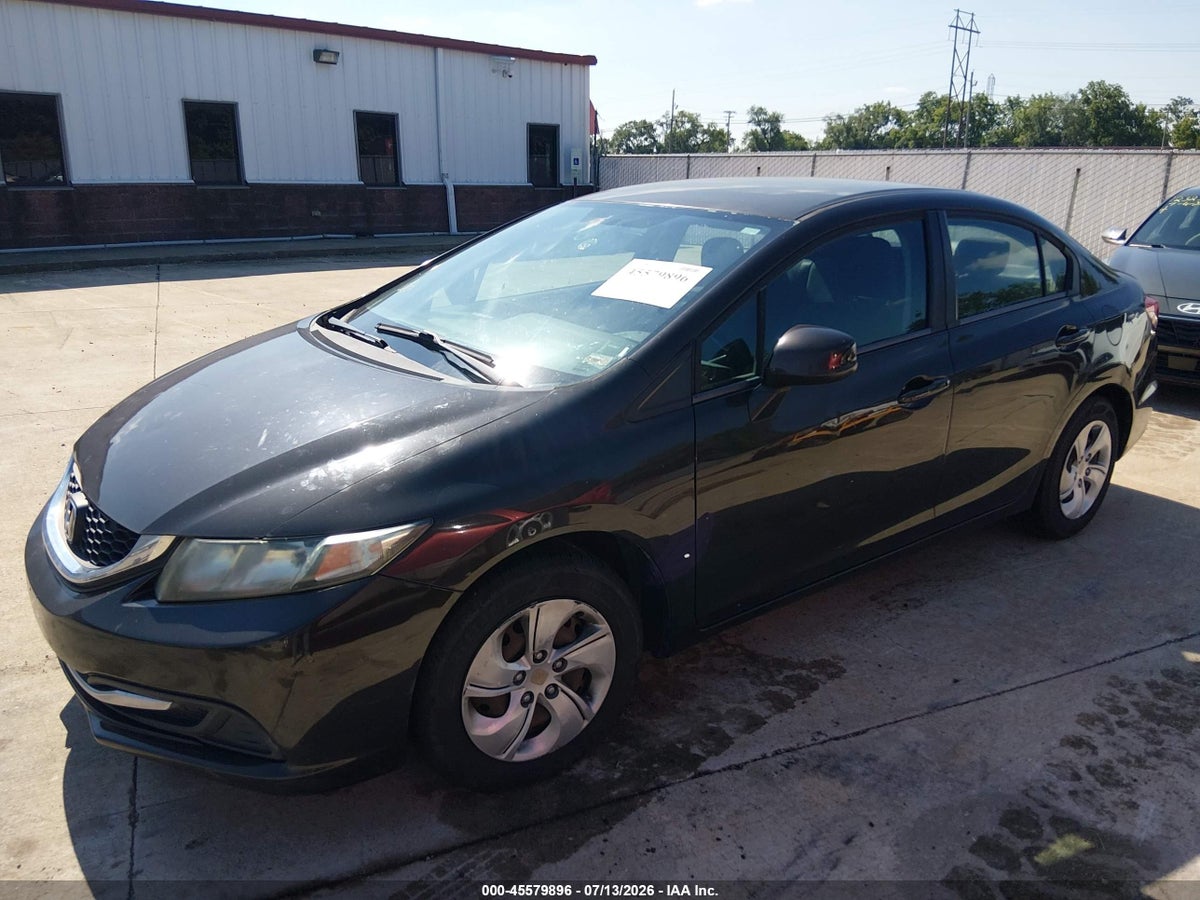 2013 HONDA CIVIC LX — снимка 2