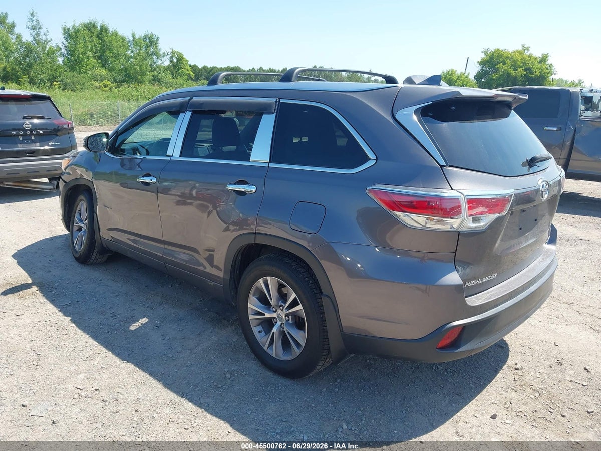 2015 TOYOTA HIGHLANDER XLE V6 — снимка 3