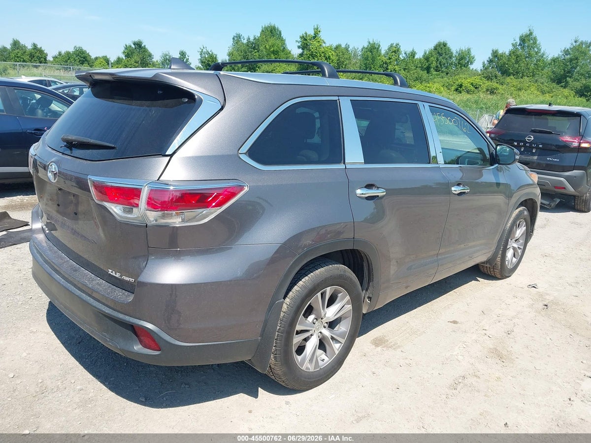 2015 TOYOTA HIGHLANDER XLE V6 — снимка 4