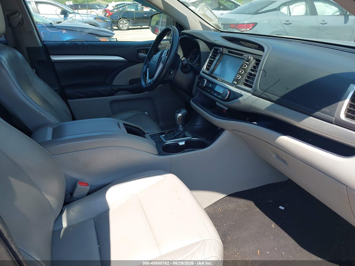 2015 TOYOTA HIGHLANDER XLE V6 — снимка 5