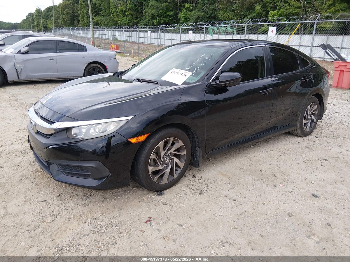2017 HONDA CIVIC EX — снимка 2