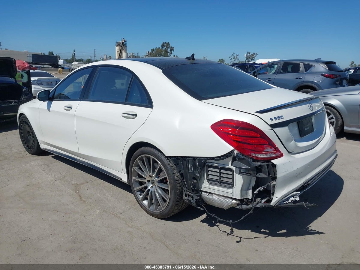2017 MERCEDES-BENZ S 550E PLUG-IN HYBRID — снимка 3