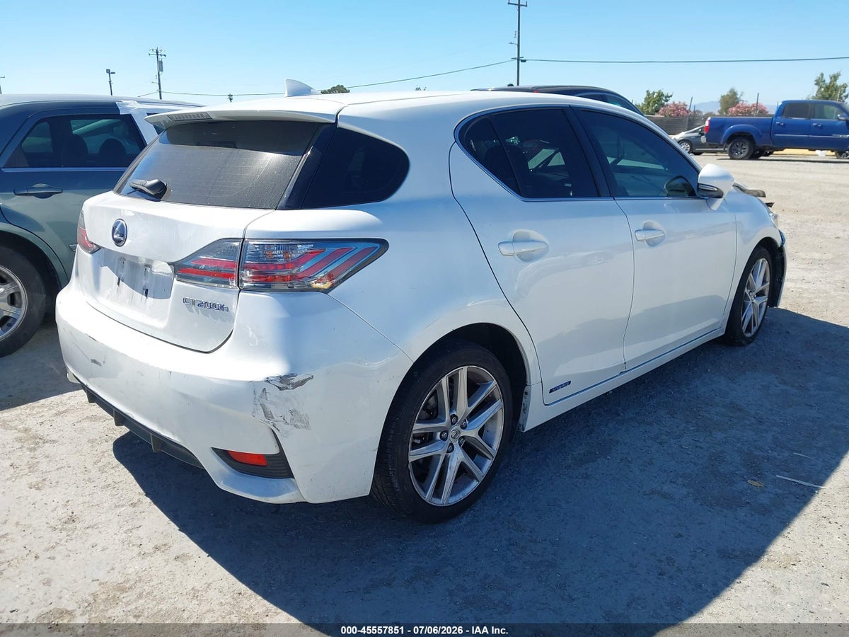 2014 LEXUS CT 200H — снимка 4