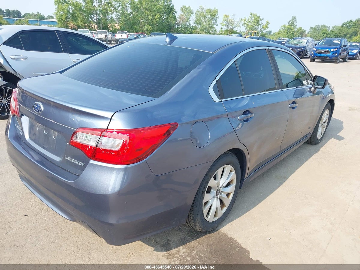 2017 SUBARU LEGACY 2.5I PREMIUM — снимка 4