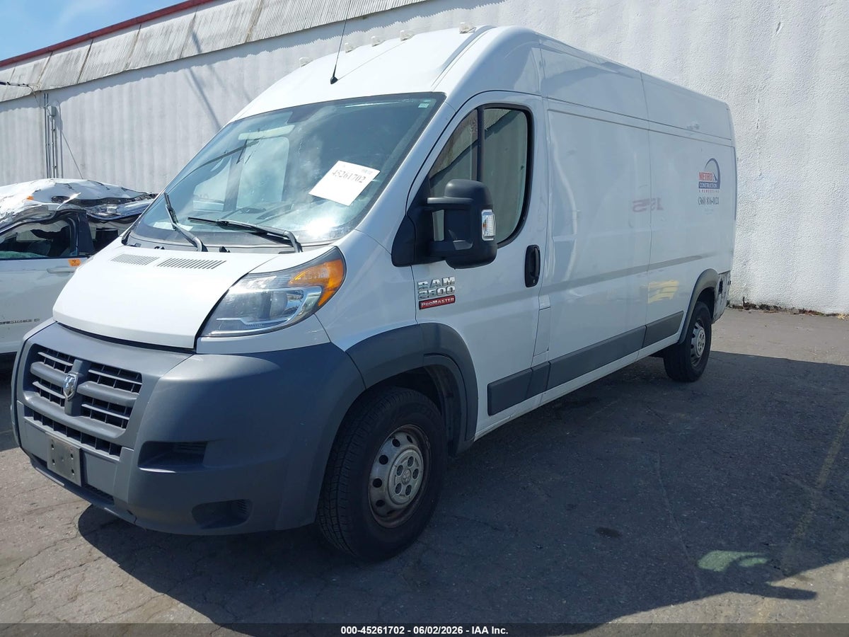 2017 RAM PROMASTER 2500 HIGH ROOF 159 WB — снимка 2