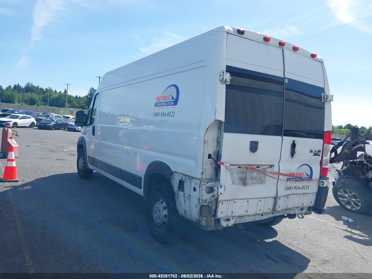 2017 RAM PROMASTER 2500 HIGH ROOF 159 WB — снимка 3