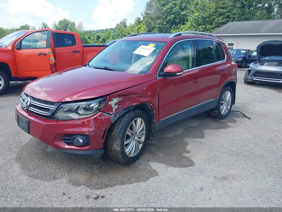 2016 VOLKSWAGEN TIGUAN SE — снимка 2