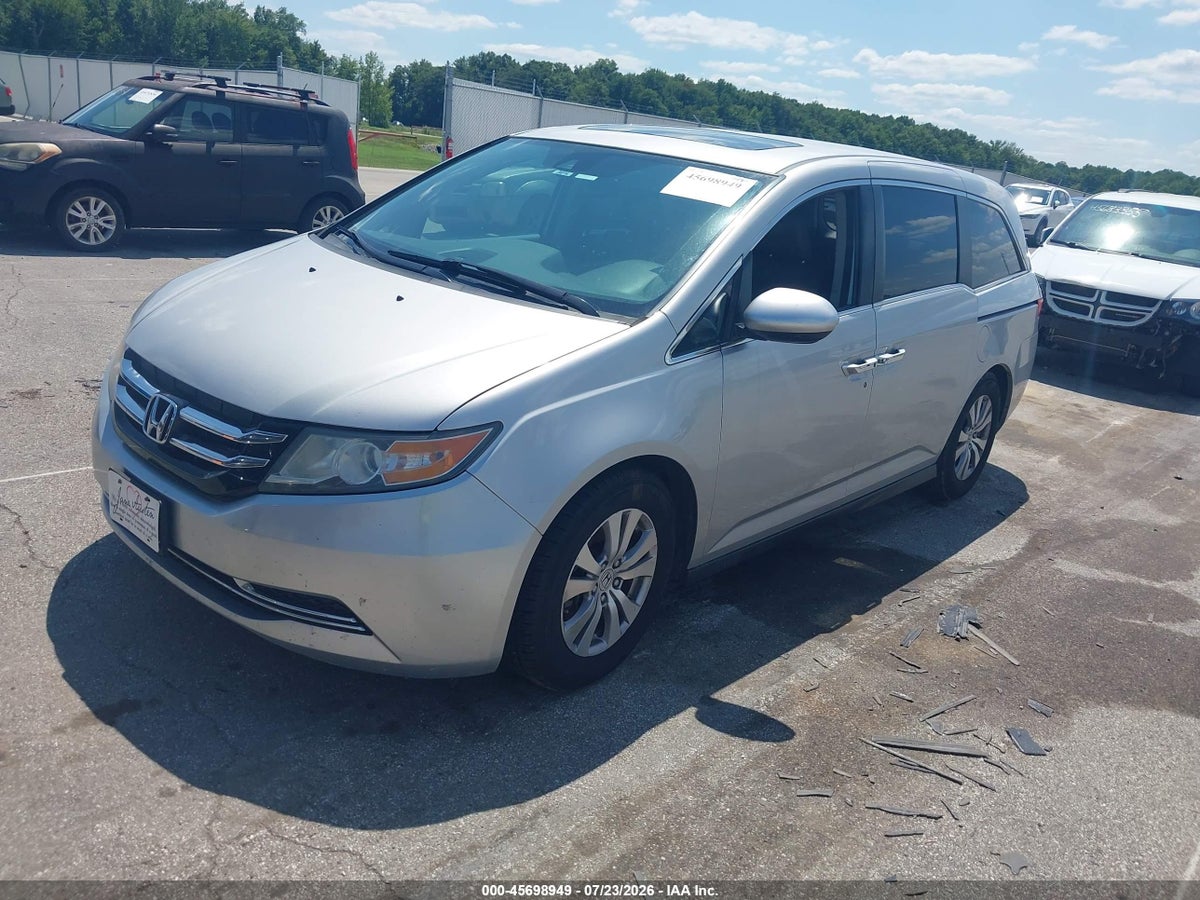 2015 HONDA ODYSSEY EX-L — снимка 2