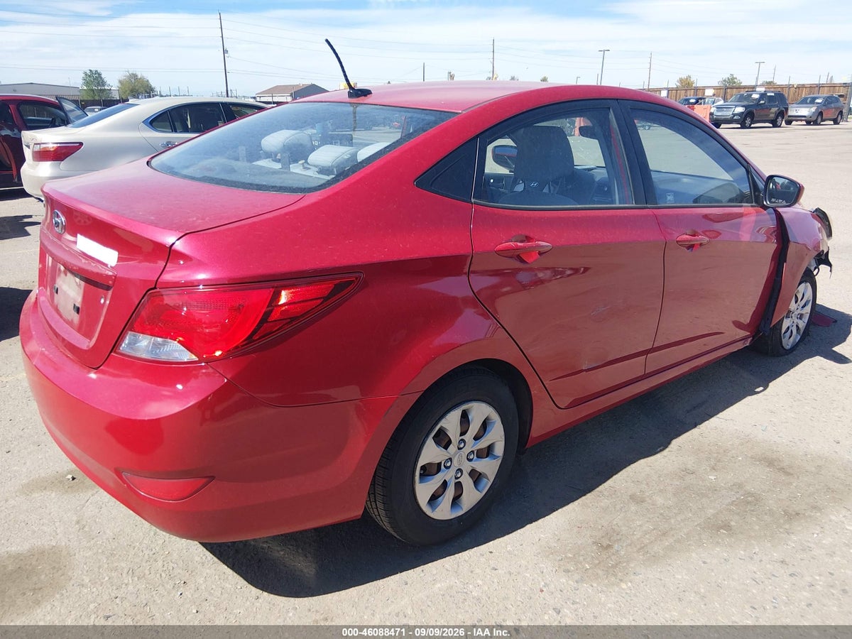 2016 HYUNDAI ACCENT SE — снимка 4
