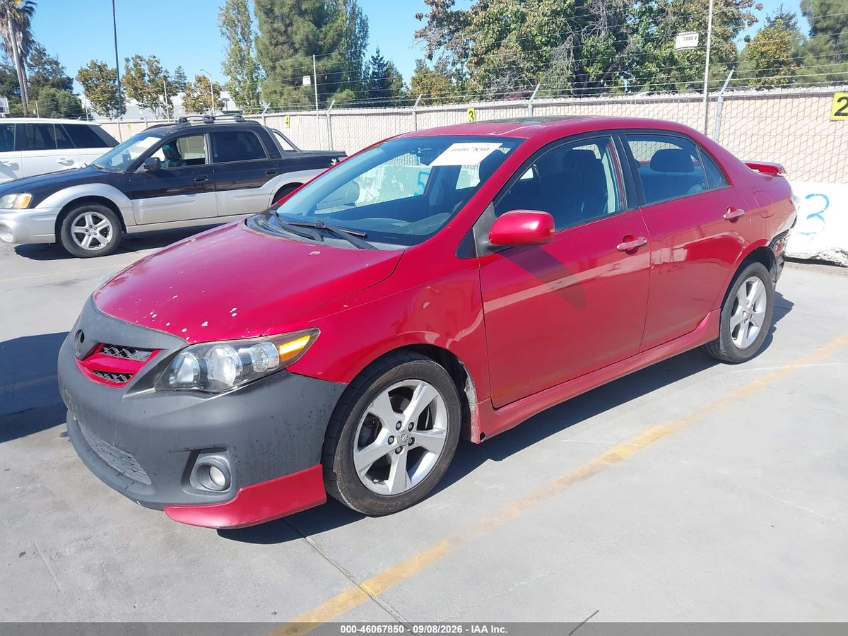 2011 TOYOTA COROLLA S — снимка 2