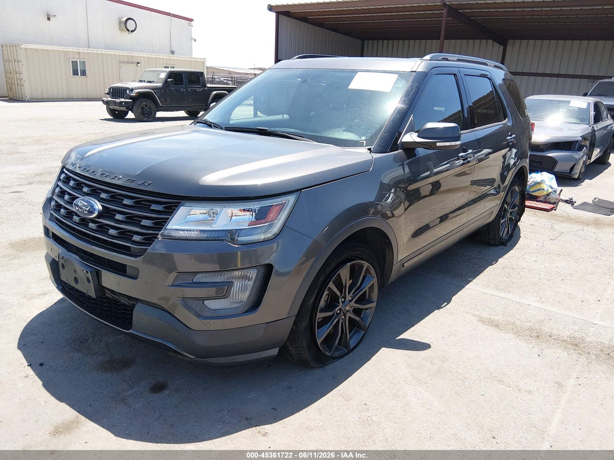 2017 FORD EXPLORER XLT — снимка 2