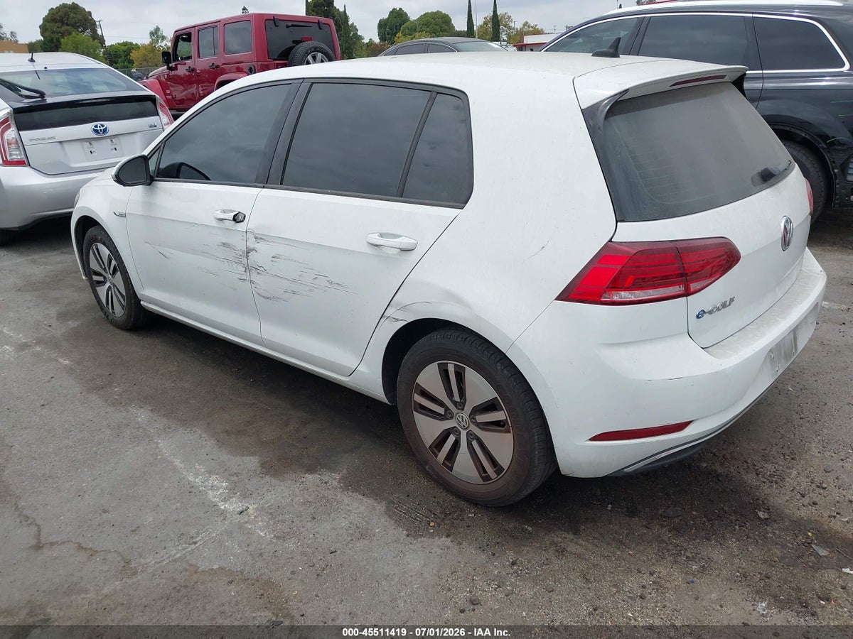 2019 VOLKSWAGEN E-GOLF SE — снимка 3