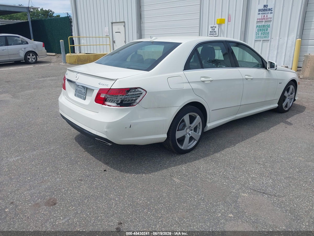2012 MERCEDES-BENZ E 350 4MATIC — снимка 4