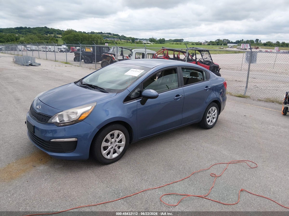 2016 KIA RIO LX — снимка 2