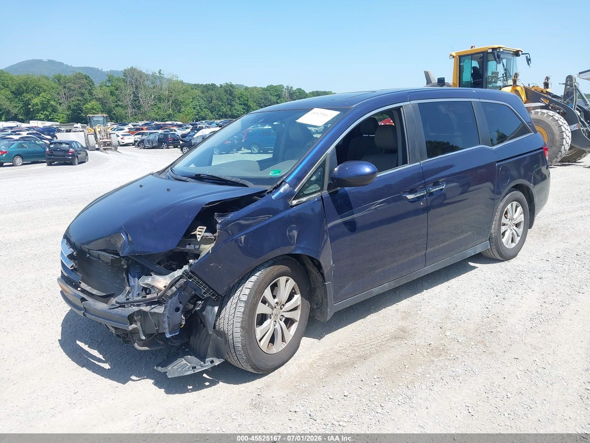 2015 HONDA ODYSSEY EX-L — снимка 2