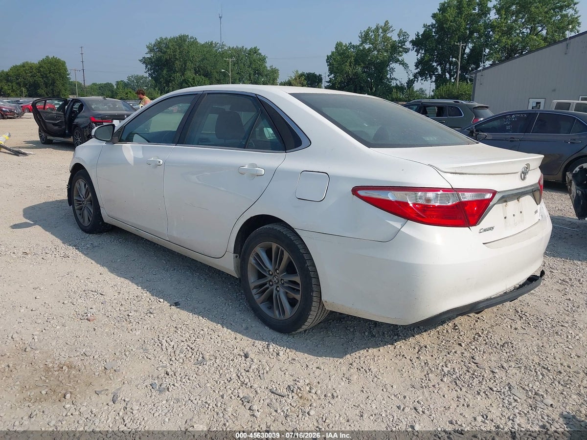 2016 TOYOTA CAMRY SE — снимка 3