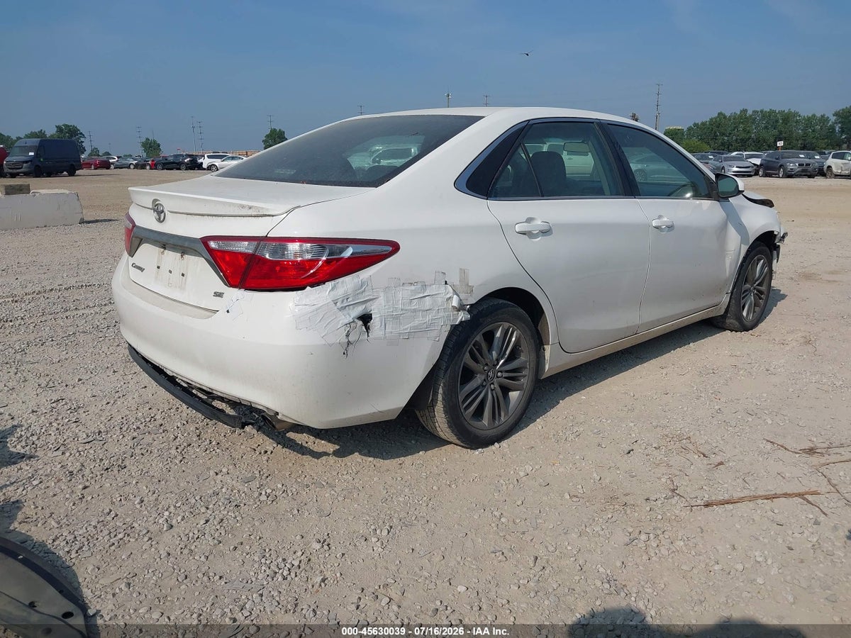 2016 TOYOTA CAMRY SE — снимка 4