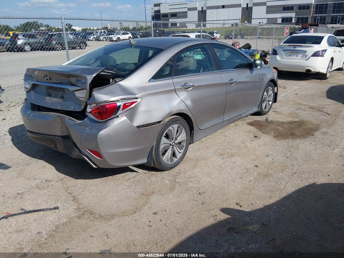 2013 HYUNDAI SONATA HYBRID LIMITED — снимка 4