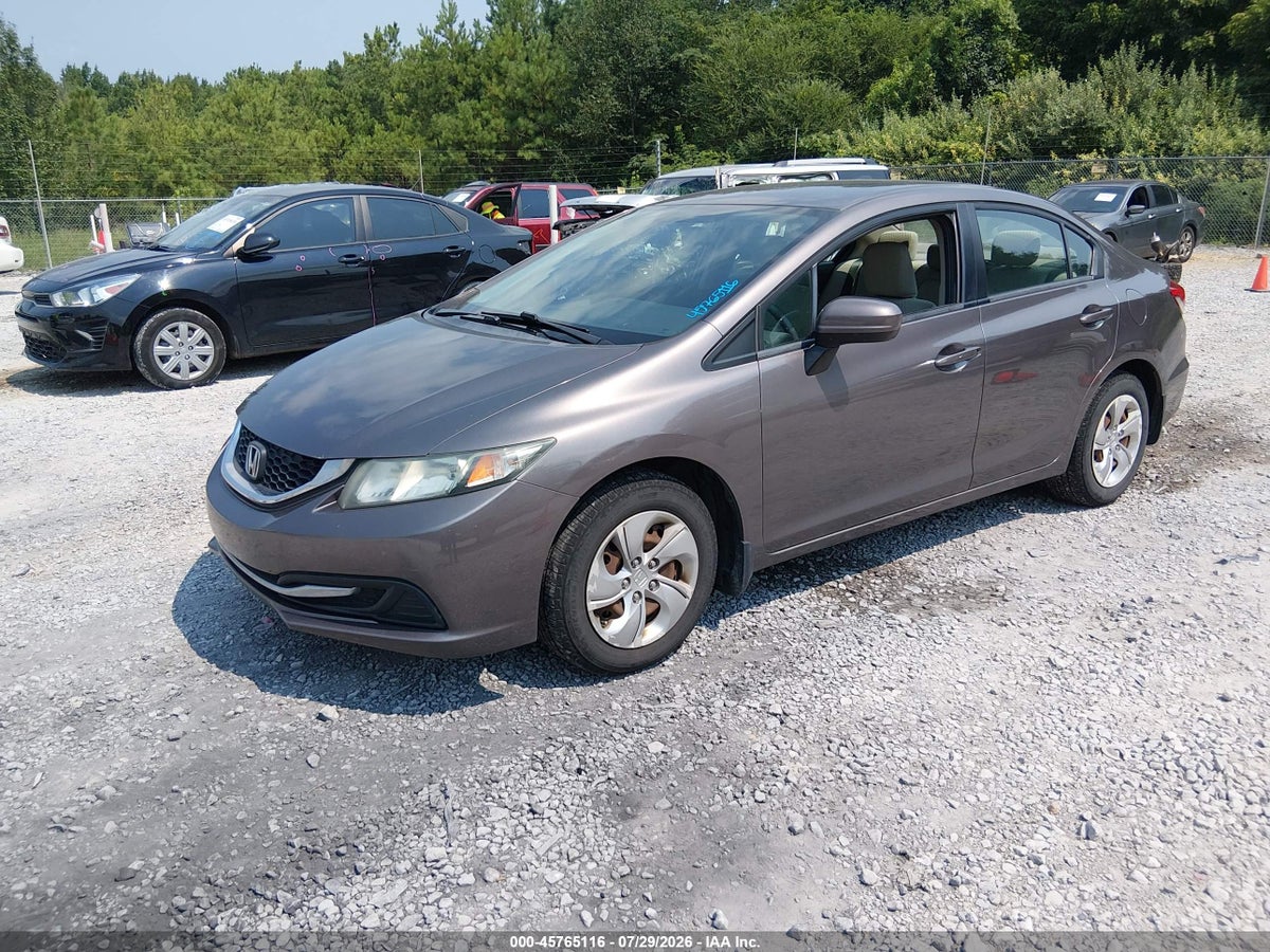 2015 HONDA CIVIC LX — снимка 2