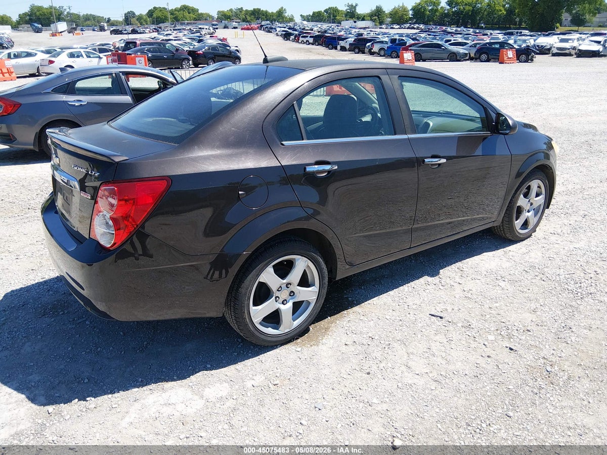 2016 CHEVROLET SONIC LTZ AUTO — снимка 4