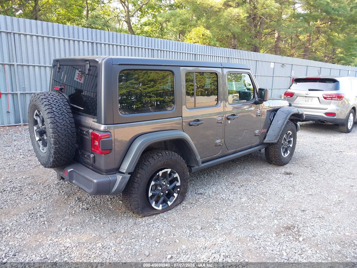 2025 JEEP WRANGLER 4-DOOR RUBICON 4X4 — снимка 4