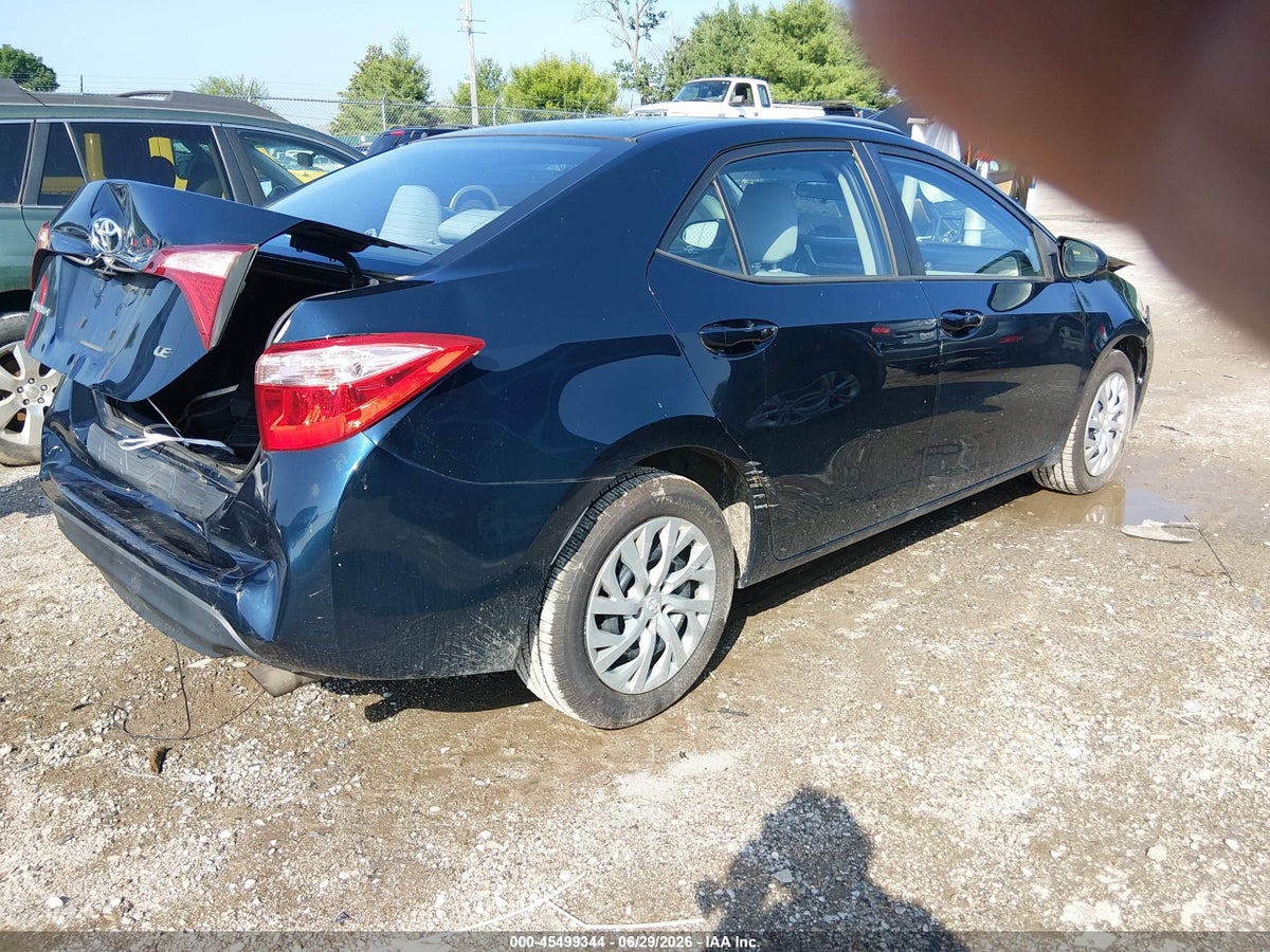 2017 TOYOTA COROLLA LE — снимка 4