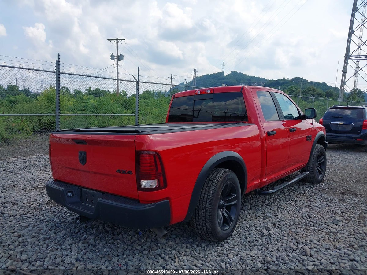 2022 RAM 1500 CLASSIC WARLOCK 4X4 6'4 BOX — снимка 4