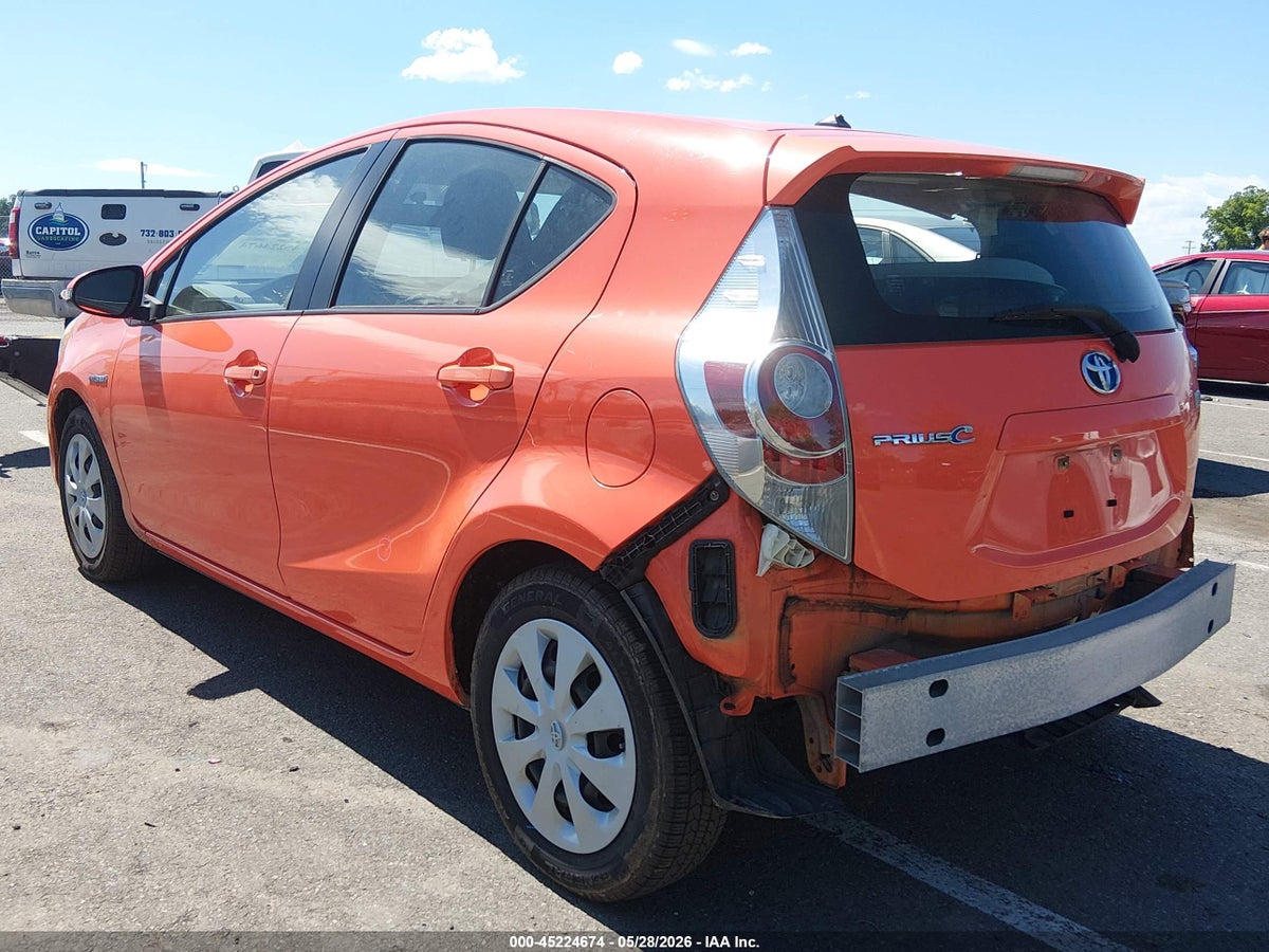 2014 TOYOTA PRIUS C TWO — снимка 3