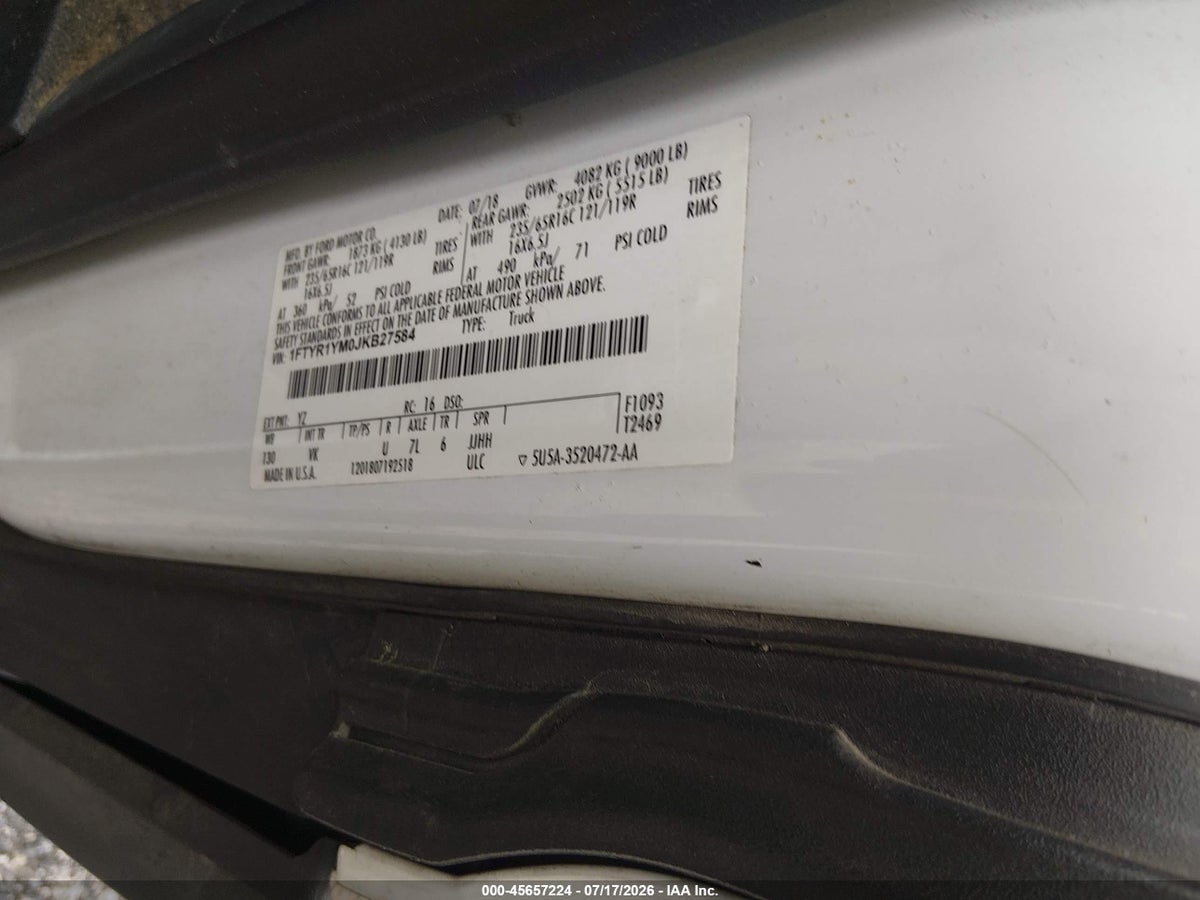 2018 FORD TRANSIT-250 — снимка 4