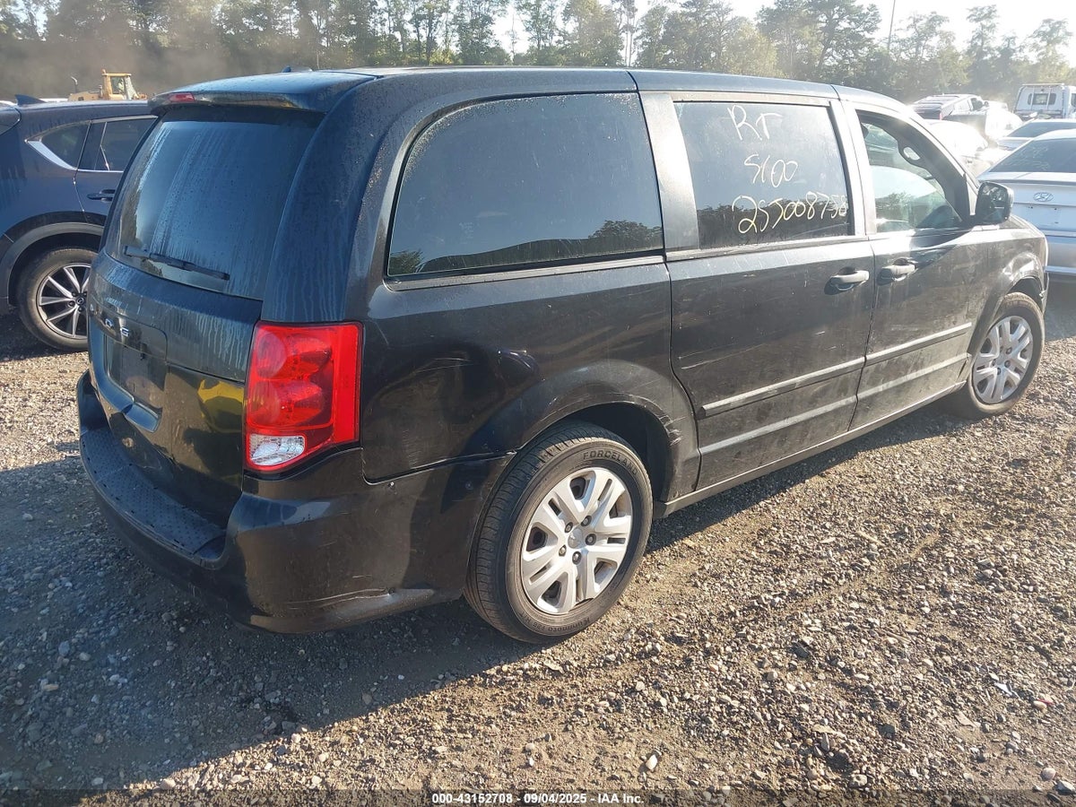 2015 DODGE GRAND CARAVAN AMERICAN VALUE PKG — снимка 4