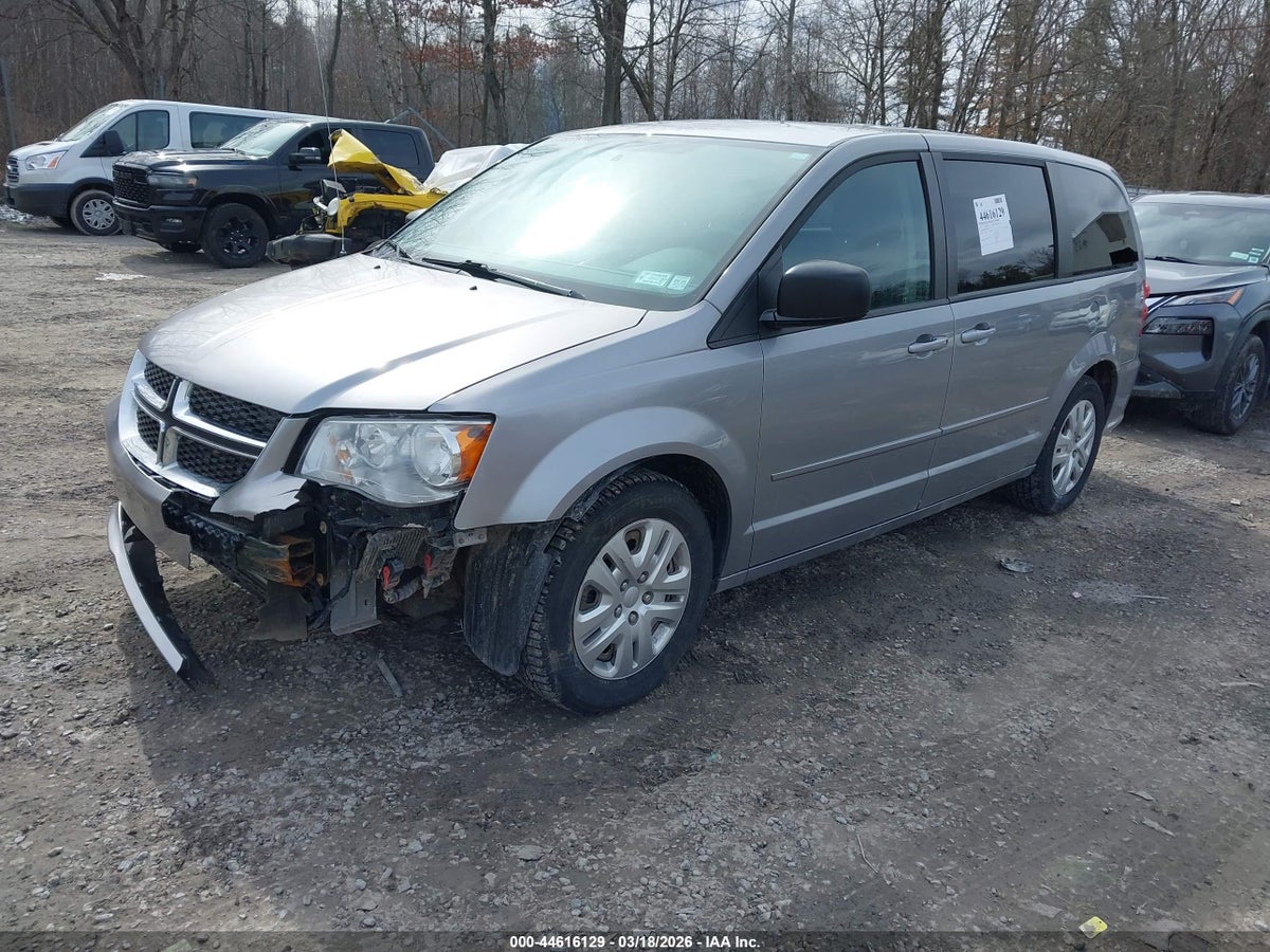 2017 DODGE GRAND CARAVAN SE — снимка 2
