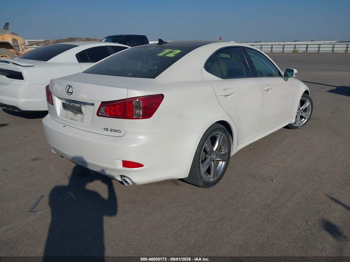 2012 LEXUS IS 250 — снимка 4