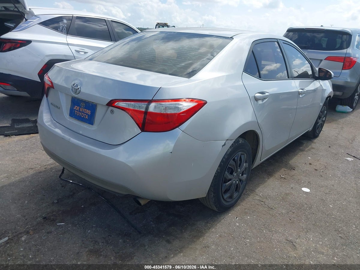 2015 TOYOTA COROLLA L — снимка 4