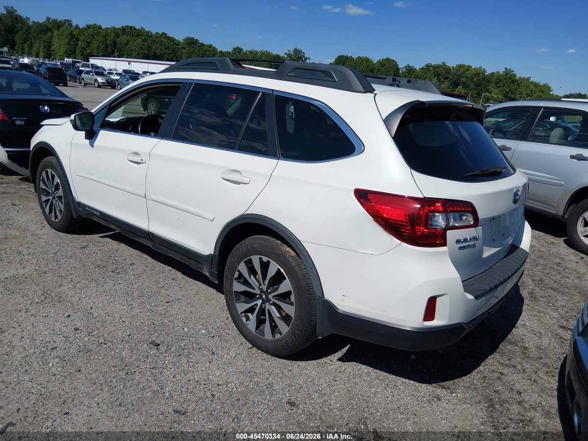 2015 SUBARU OUTBACK 2.5I LIMITED — снимка 3